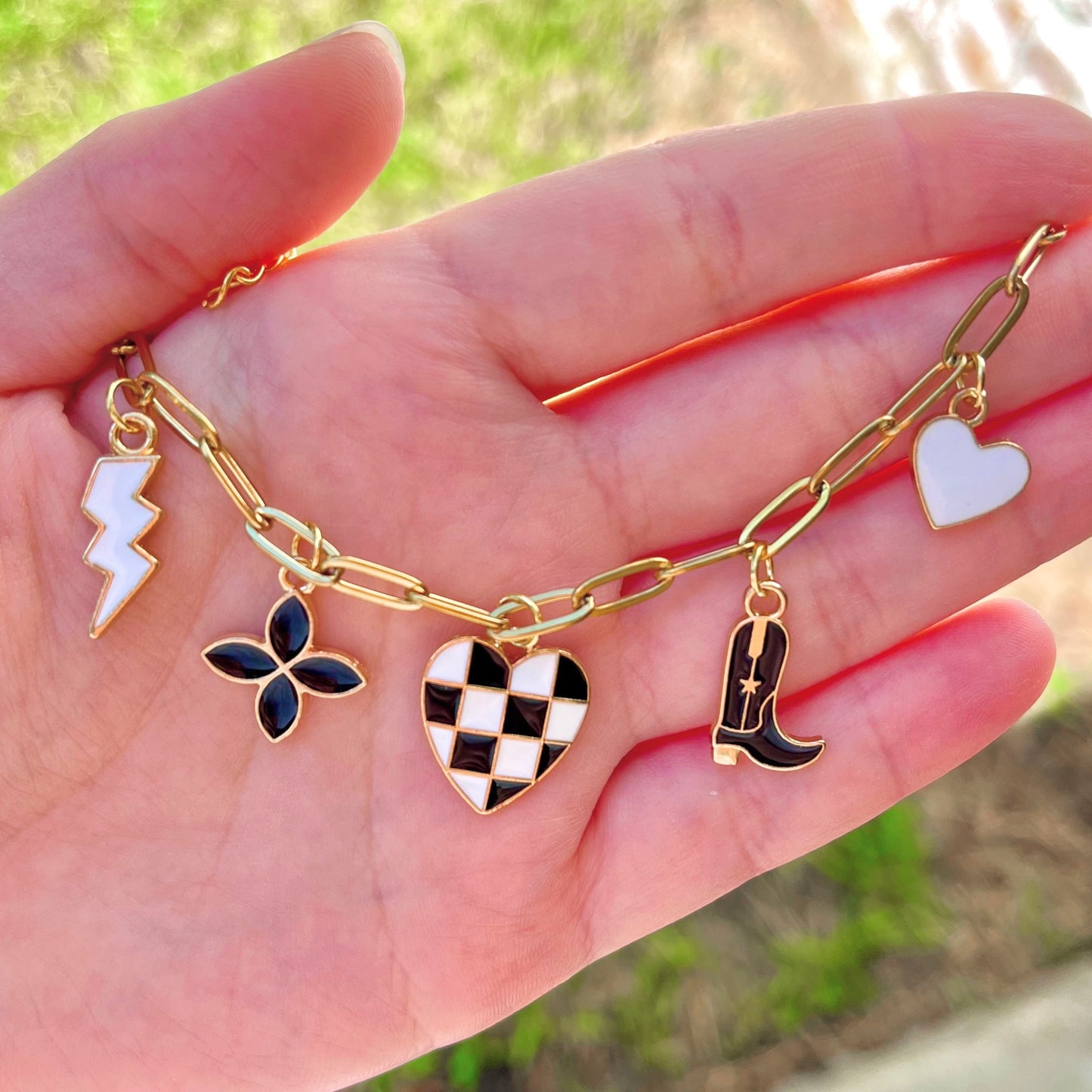 Punchy Charm Necklace