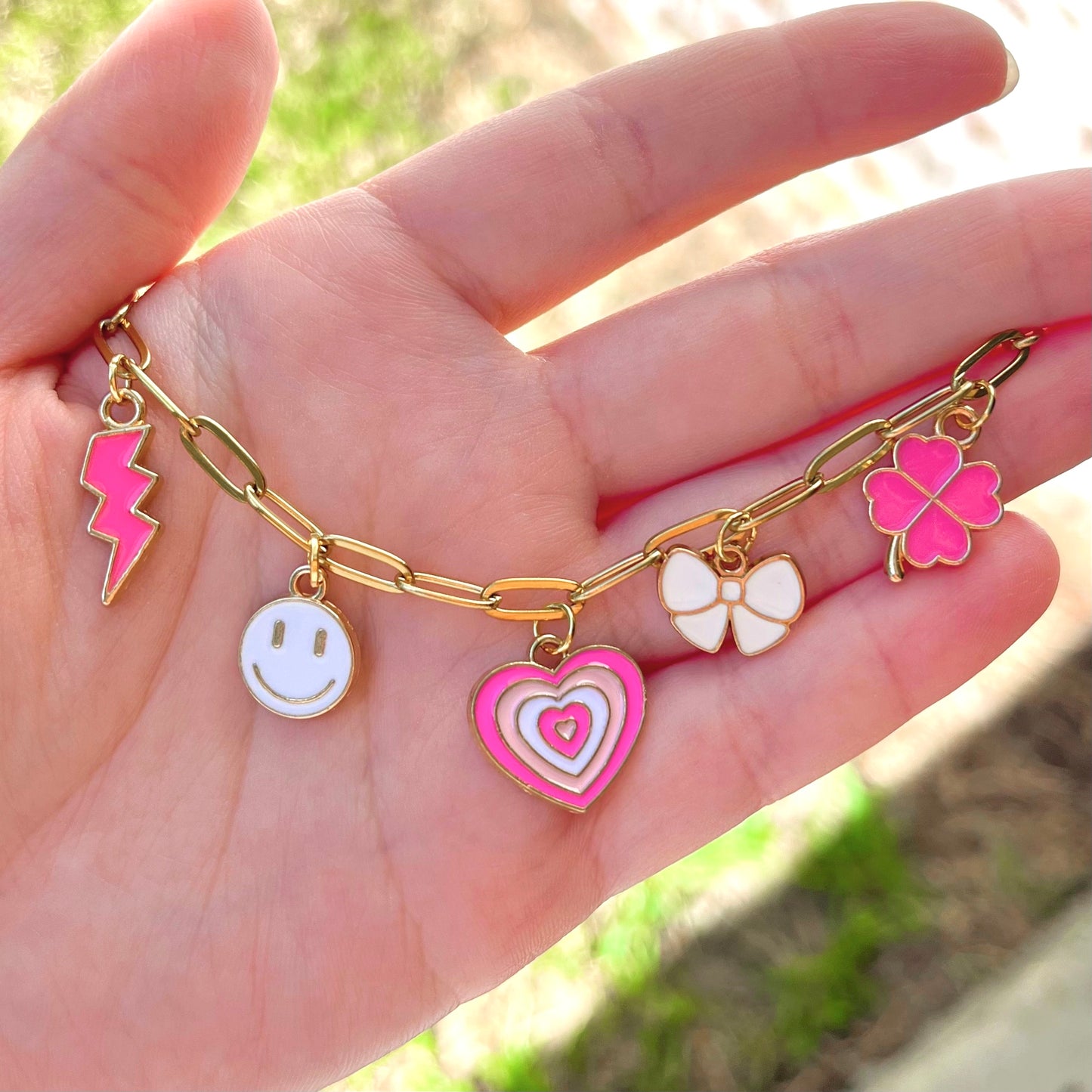 Powerpuff Charm Necklace